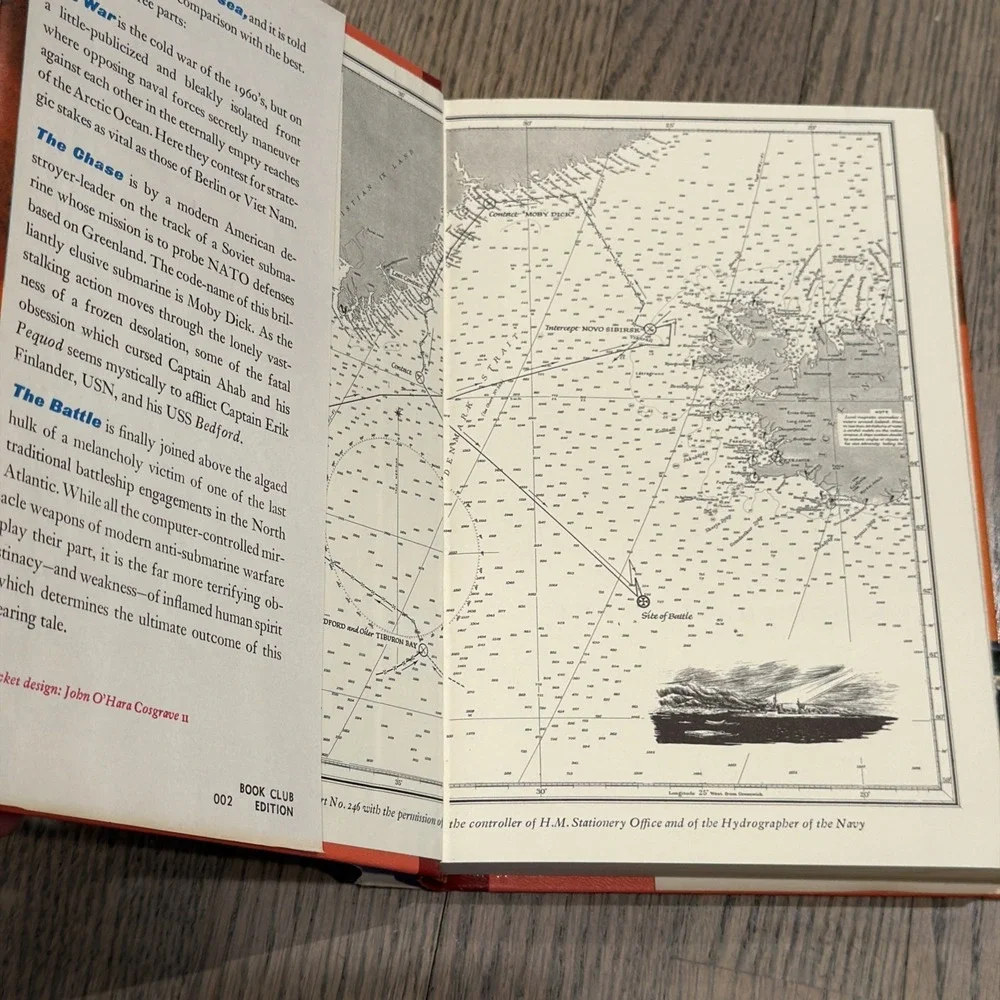 The Bedford Incident by Mark‎ Rascovich 1963  Hardcover/DJ Book Club Edition